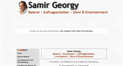 Desktop Screenshot of kunstmaler.samir-georgy.de
