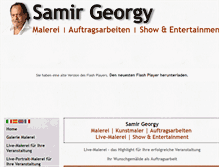 Tablet Screenshot of kunstmaler.samir-georgy.de